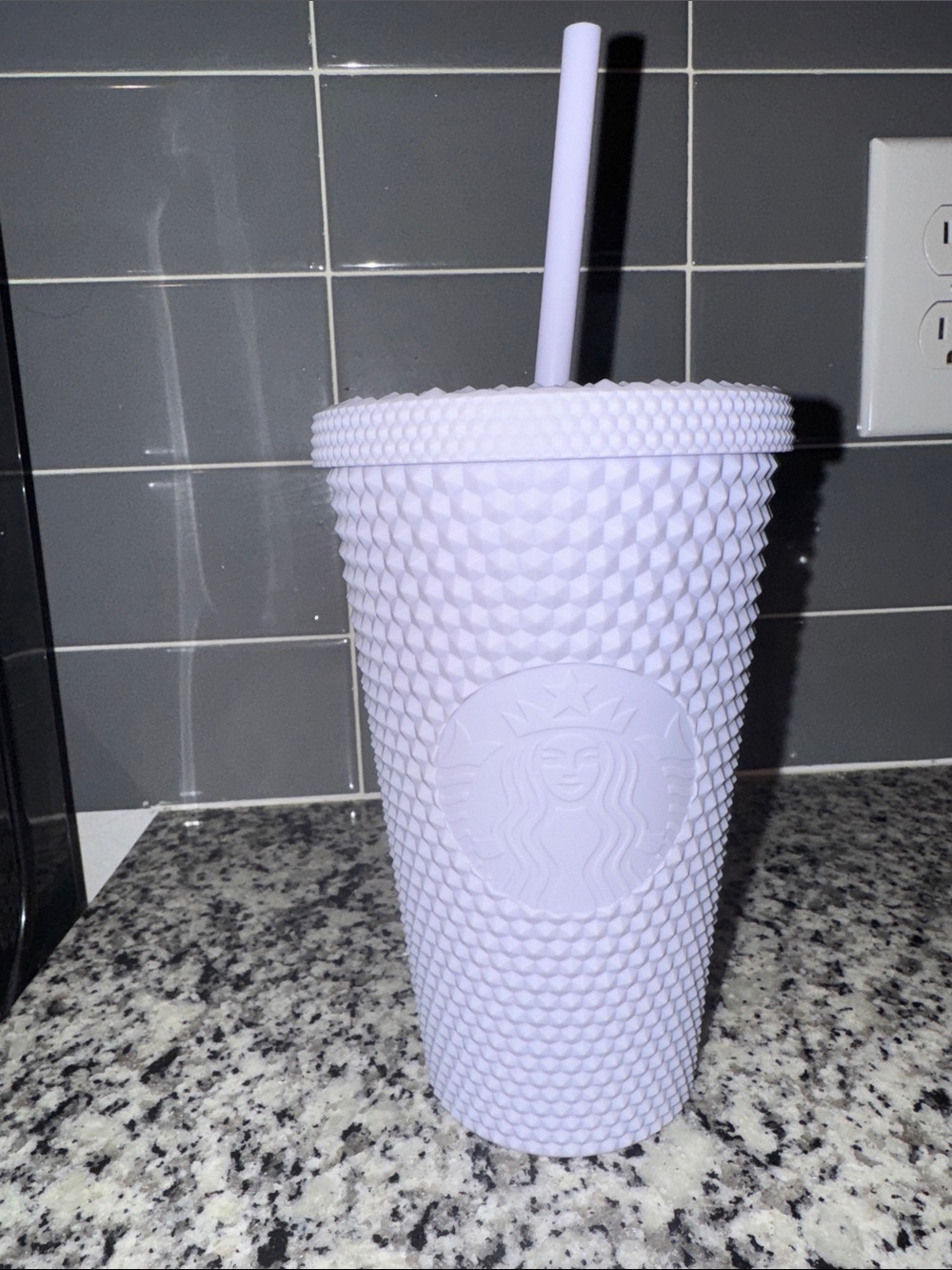 Starbucks Lavender Studded Tumbler with Matching Lid